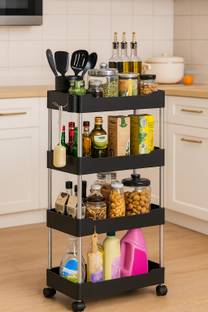 AELEX MART Steel Kitchen Trolley