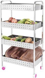 fashion kitchen Steel Kitchen Trolley