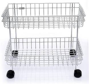 ASHLAS kitchen trolley with wheels Steel Kitchen Trolley