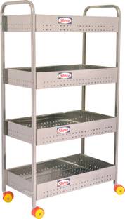 MINNCY Stainless Steel Kitchen Trolley