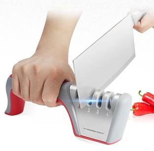 Wolpin Knife Sharpener Kitchen for Knife & Scissors Helps Repair Knife Sharpening Steel