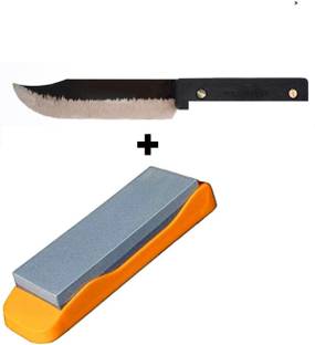 Rozatech Whetstone Knife Sharpener Dual Side With Non Slip Stand Knife Sharpening Stone