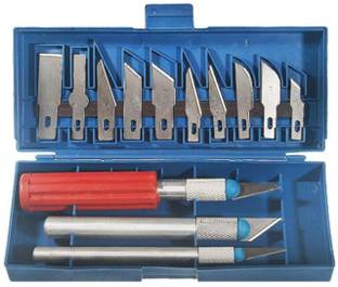 BANISTROKES 13PCS Multi-function Hobby Knife Crafts Carving Cutter Set Knife