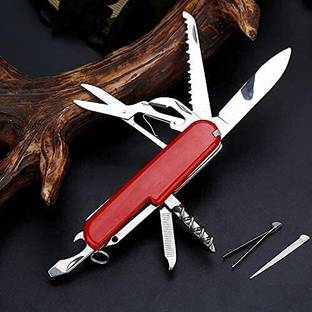 Leosportz 11 in 1 pocket Army swiss Stainless Steel your pocket friend Survival Knife