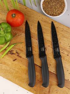 AVMART Stainless Steel Kitchen Knife Set, Professional Chef Knife Pack of 3 Multi Tool