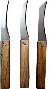 BM ENTERPRIISE wooden handle Stainless Steel Knife S Fixed Blade Knife