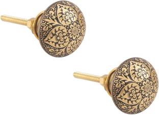 ATOM KB-BK-BEETAL Cupboard Knob Brass Cabinet/Drawer Handle