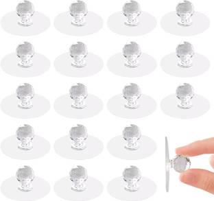 9Up Self-Adhesive Knobs Pulls Handles for Wardrobe Kitchen Cupboard Plastic Cabinet/Drawer Handle