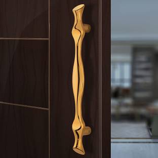 Plantex Premium 17-inch Main Door Handle and Pull-Push Handle for Wooden and Glass Door Zinc Door Handle