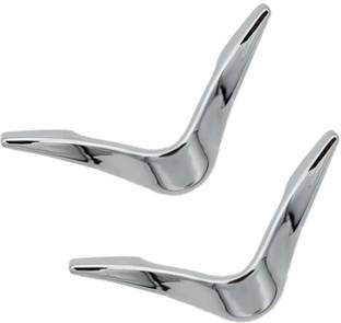 Rawk Zinc V-Shape Silver Knob for Cabinets,Drawers pulls (Silver Finish,Pack of 2) Zinc Cabinet/Drawer Handle