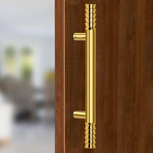 Impulse by Plantex Lotus 14 inch Main Door Handle/Handle for Glass and Wooden Door/Pull and Push Stainless Steel Door Handle