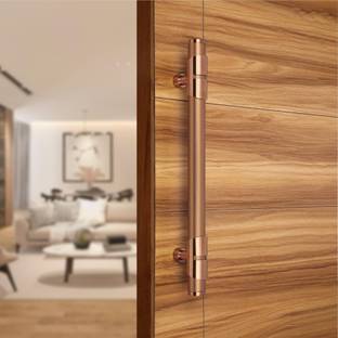 LAPO Main Door Handle 60 inch Glass Handle Door Pull Push Handle - Rose Gold Brass, Stainless Steel Door Handle