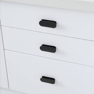 Upkaranwale Punch-free household cabinet, Polypropylene Window Handle(Black, Pack of 2) Polypropylene Window Handle