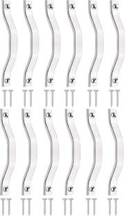 Sun Shield Stainless Steel Cabinet Handle Front Screw 202 No 4 Inch 12 Pcs Stainless Steel Cabinet/Drawer Handle