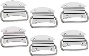 AAS COPULA Chest Handles Butterfly 6 Pieces Silver Kadi for Furniture Bed Storage Box Stainless Steel Cabinet/Drawer Handle