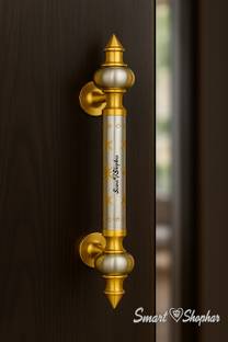 Smart Shophar Amor 8 Inch Brass Pipe Handle | Stylish Door Handle for Main Door Home Office Brass Door Handle