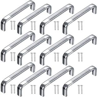 Life Vision Cabinet Handles 202 Stainless Steel Premium Quality Capsule Type Size 8 Inch Pack of 12 Piece Include Screw Steel Cabinet/Drawer Handle