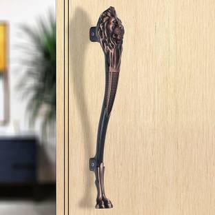 Plantex Premium 12-inch Lion Shape Main Door Handle and Pull-Push Handle for Glass Door Aluminium Door Handle