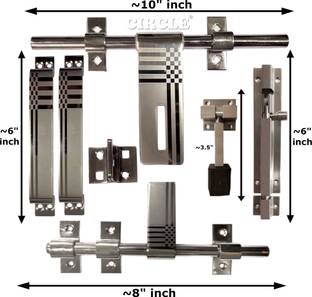Circle Door Kit Stainless Steel|Door Accessories Kit|Door kit| Stainless Steel Door Handle