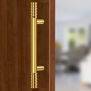 Plantex Lotus 14 inch Main Door Handle/Handle for Glass and Wooden Door/Pull and Push Stainless Steel Door Handle