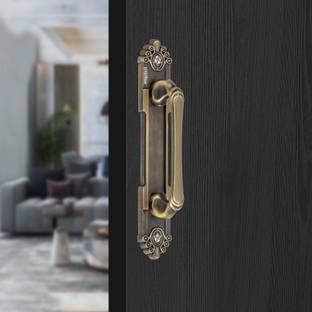 Plantex Cabinet 8 inch Wardrobe Door Handle/Pull-Push/Sliding Handle Brass Antique (294) Zinc Door Handle