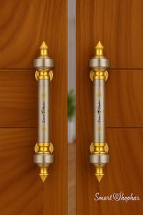 Smart Shophar Brass Lolita Pipe Handle 8 inches | Brass Door Pull for Residential Use Brass Door Handle
