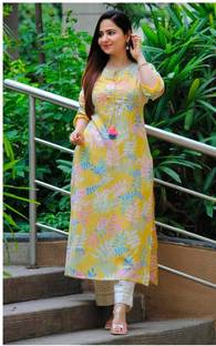 Maanak Women Printed Straight Kurta