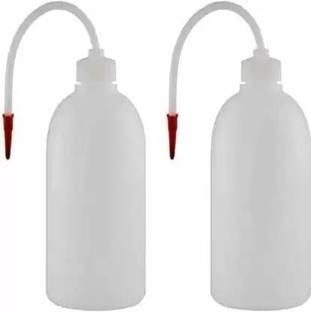 polylab Low Density Polyethylene Wash Bottle 500ML with unbreakable tube Laboratory Dropper Bottle