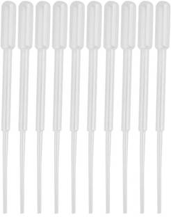 Kambojtraders Graduated Pipettes 0.5/3ml Plastic Dropper, Ink Filler, Transfer Tube Laboratory Dropper Bottle