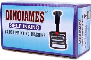 dinojames Batch Coding Machine 3mm with 6 line Label Stamping Machine