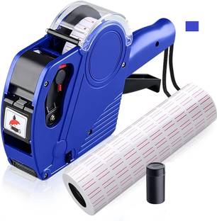 dinojames Price Labeller Printing Rate Printer with 4000pc stickers(10pc roll) Label Stamping Machine