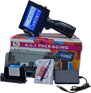 A.C.I. PACKAGING Portable Expiry Manufacture Date Batch Handheld Industrial Inkjet Printer Text, number, date, time, QR code, bar code, symbol,DM code, logo and counter