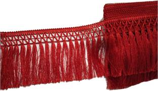 MARUTI KRUPA ENTERPRISE MAKE RED KING TASSEL 4.5 METER BIG SIZE Lace Reel