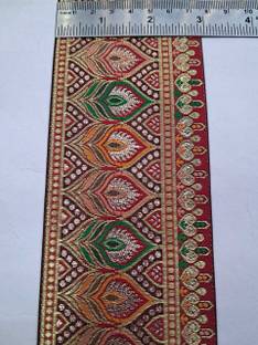 Varni Lace Fall Border 3 inch & 9 Mtr Multicolor Designer Lace for Saree. Lace Reel