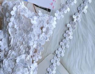 KEVRIZ Floral GPO FANCY GPO LACE(9MTR) FOR SAREE, BLOUSE Lace Reel