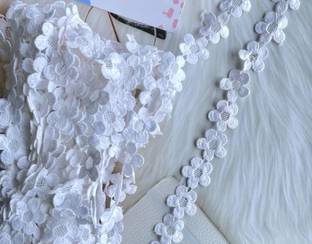 TULSI ENTERPRISE Floral GPO FANCY GPO LACE(9MTR) FOR SAREE, BLOUSE, DUPATTA, LEHNGA, GOWNS, VAGHA Lace Reel