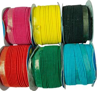 wiffo Women Piping Gota Patti Lace (9X6=54)Meter Lace Reel