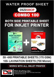 Dizishop COMBO-100 School Card Laminating Sheet