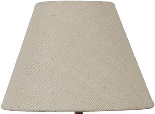 foziq Beautiful White Natural Fiber 8" Table Lamps Lamp Shade