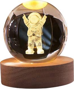 Favoto 3D Crystal Ball Astronaut Galaxy Table Lamps Lamp Shade