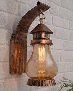 AYOULIGHTS Modern Lantern Sconce Lamp, Red Shade, Wall Lights Lamp Shade