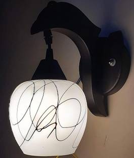 Virya Wooden Wall Light For Bedroom, Living Room, Home Decor (Brown) Wall Lights Lamp Shade