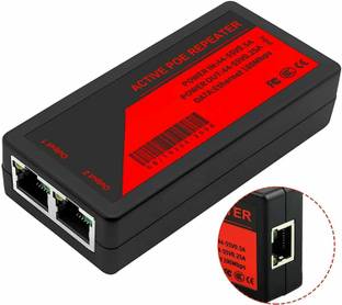 RAMEX Gigabit Passive PoE Extender/PoE Repeater/PoE Splitter Over Cat6 Upto 100M Lan Adapter