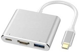 REPTRON out Cable USB 3.1 Type C Adapter USB-C Digital AV Multiport Cable Type C to HDMI Lan Adapter