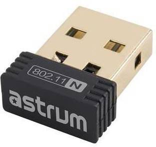 ASTRUM 150Mbps Nano Wi-fi Network Adapter - NA150 Wireless USB Lan Adapter compatible with Windows, Mac, Linux