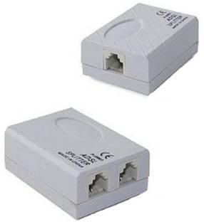Red Champion ADSLVDSLAPDT Splitter for Landline Broadband & Phone Modem Box Internet Phone Wired Ethernet Lan Adapter compatible with Windows, Linux, Mac, Ubuntu