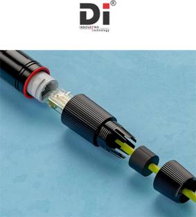 Di LAN JOINTER Waterproof, Female Waterproof Ethernet Lan Jointer Wireless Ethernet Lan Adapter compatible with Windows, Linux, Mac