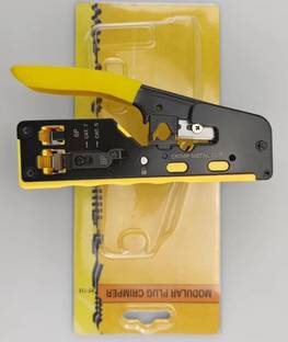 VOOCME RJ45 RJ11 Modular Plug Crimper Lan Adapter