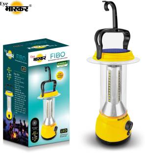 Eye Bhaskar Hi-Bright 48 SMD Solar Lantern with Electric Rechargeable Yellow Plastic Hanging Lantern