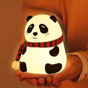 SSR Cute Panda Silicon USB Rechargeable Light Multicolor Silicone Table Lantern